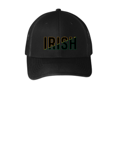 Go Irish Gear Snapback Trucker - Black